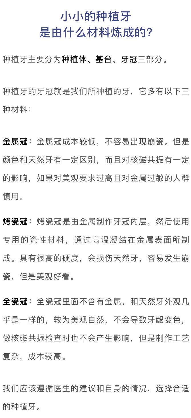 知识分享︱种植牙的知识都在这里啦